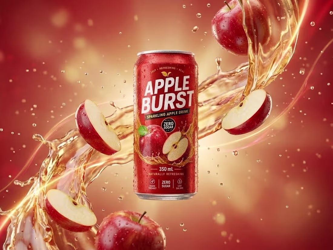 Cover image for Created a cinematic apple drink