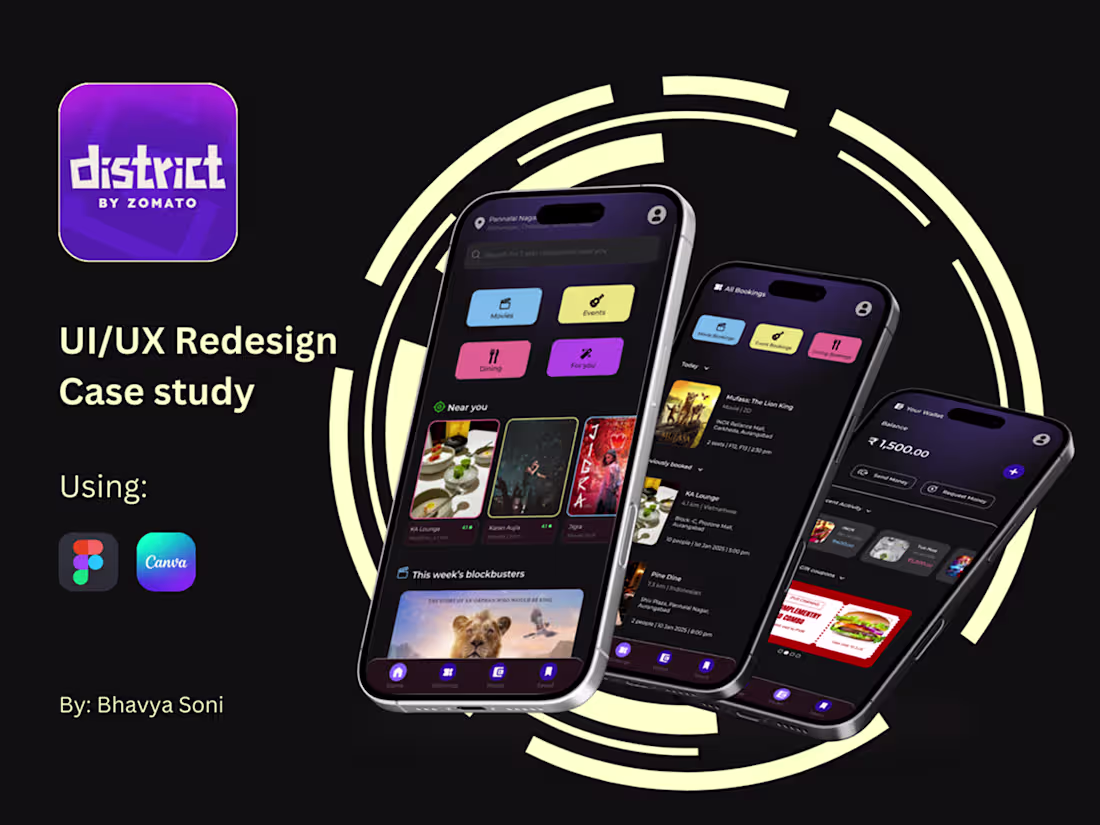 Cover image for DISTRICT by Zomato: App Redesign