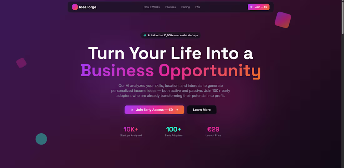 Cover image for Landing page for validating a