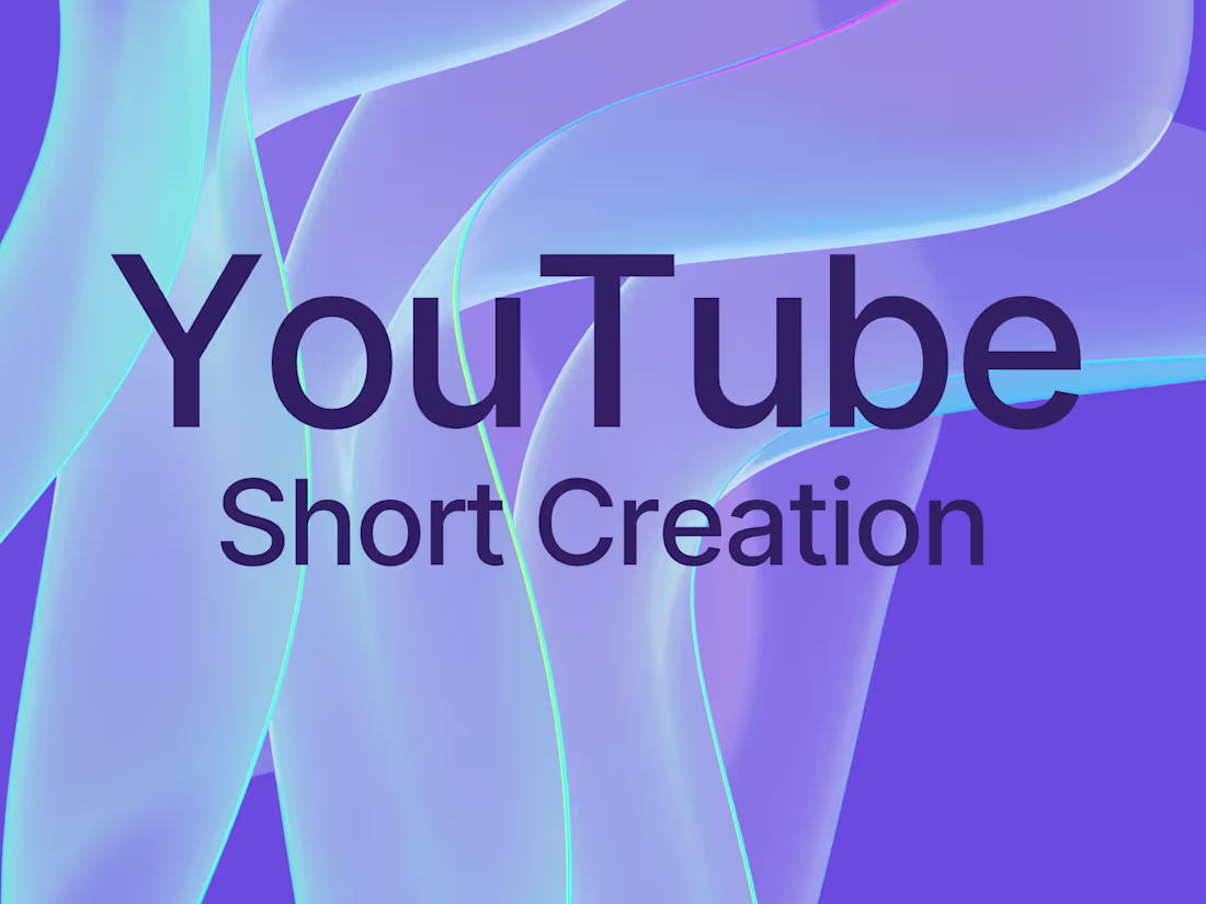 Cover image for YouTube Short Creation