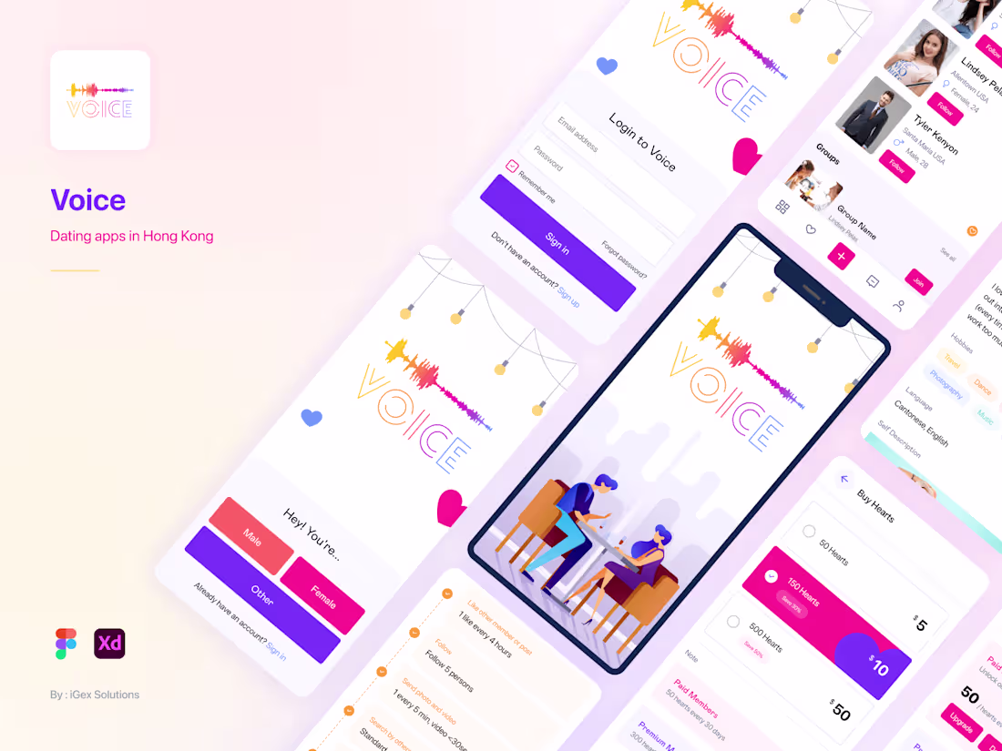 Cover image for Voice - Dating App