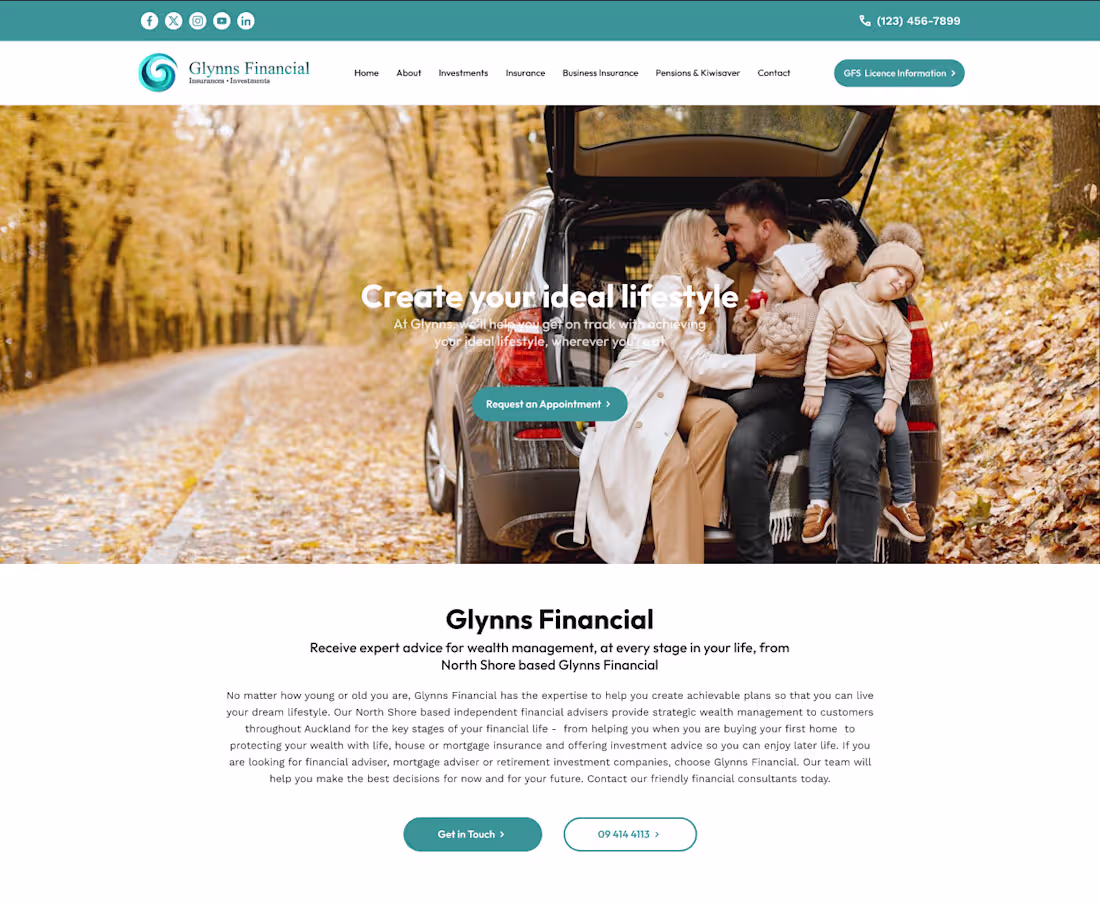 Cover image for This project for Glynns Financial