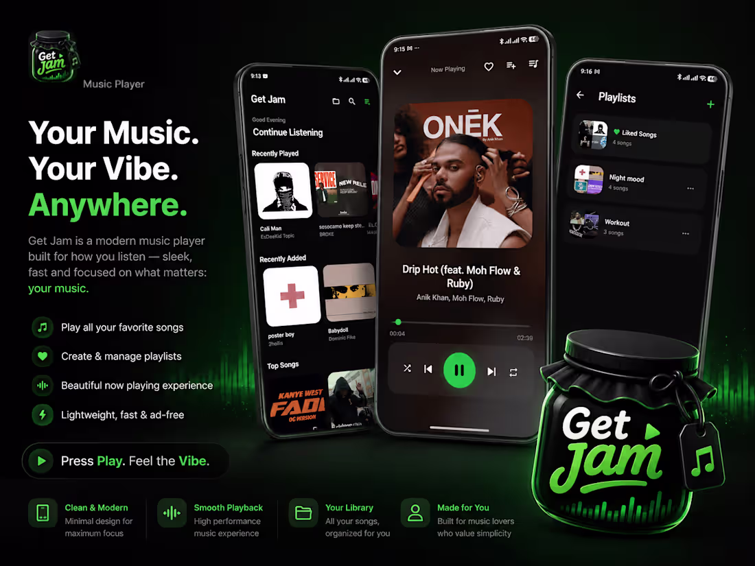 Cover image for Built "Get Jam" a modern