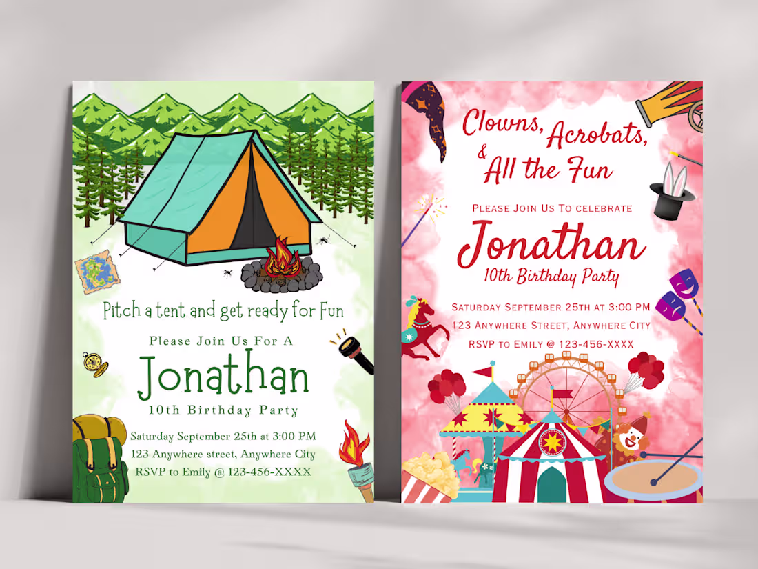 Cover image for I Will Design Custom Design Birthday Invitation in 24hrs.