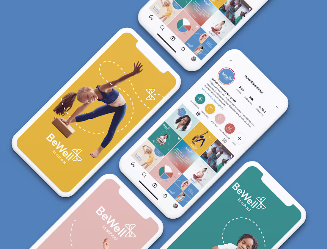 Cover image for BeWell In School Brand Identity