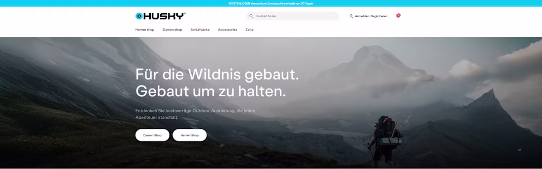 Cover image for E-Shop for Husky - i