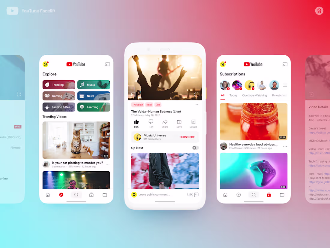 Cover image for YouTube Redesign