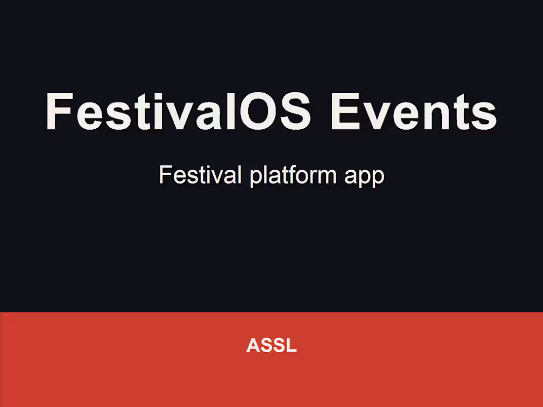 Cover image for FestivalOS Events - festival platform app