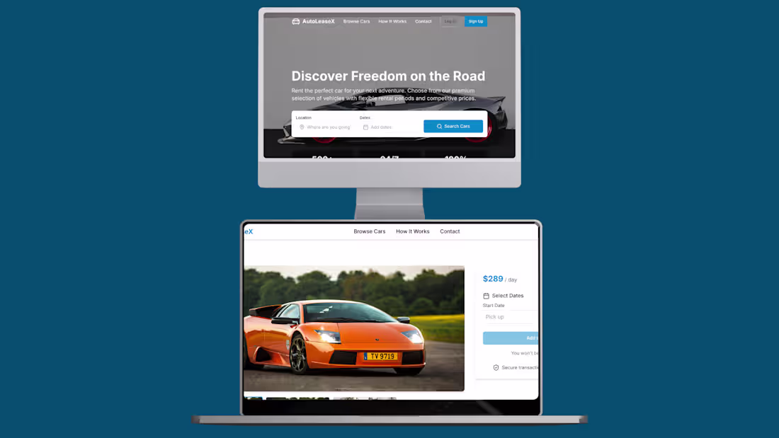 Cover image for AutoLeaseX - Car Rentals Made Easy and Affordable 