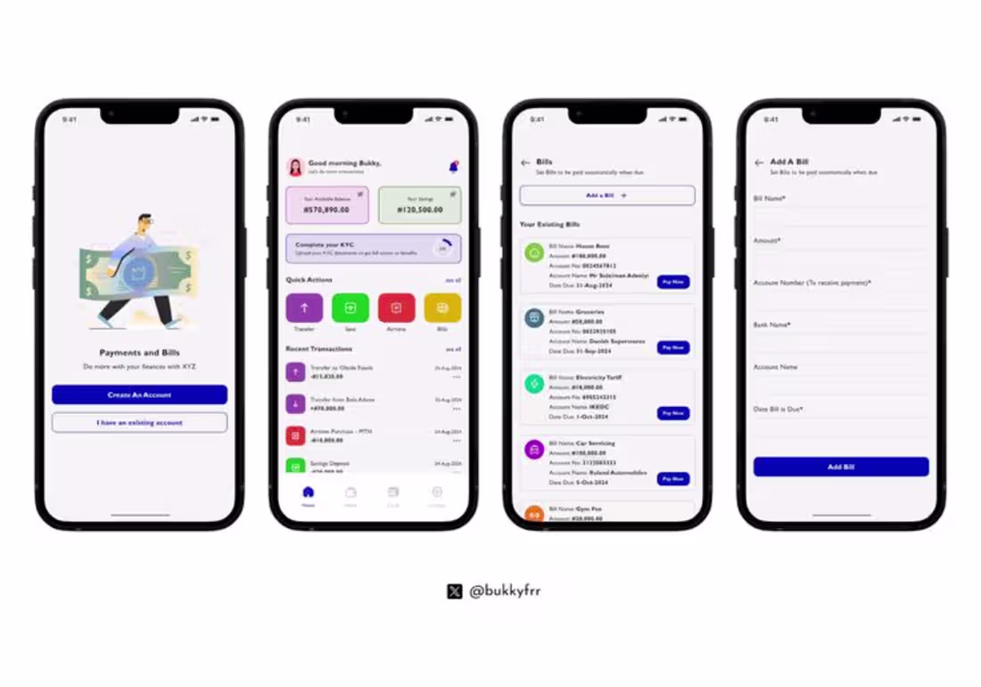 Cover image for Bills and Payments App