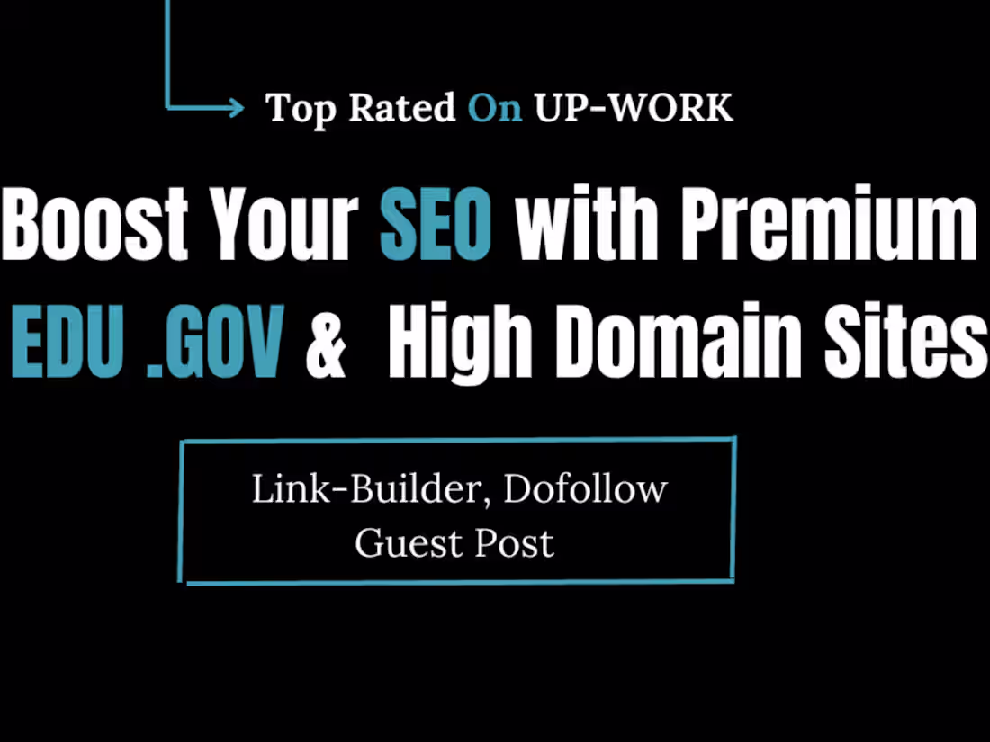 Cover image for EDU .GOV Dofollow Guest Post 
