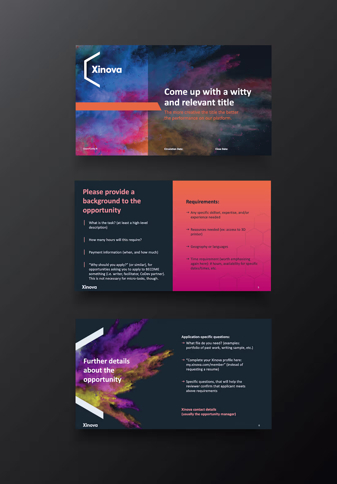 Cover image for Xinova PowerPoint Template