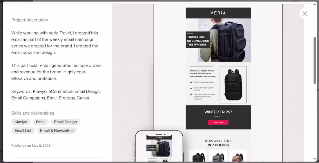 Cover image for Template design on klaviyo ready