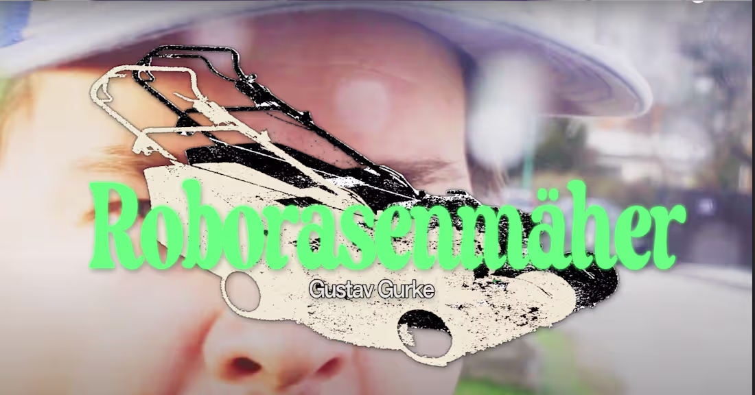 Cover image for Title design for Roborasenmäher-Gustav Gurke's