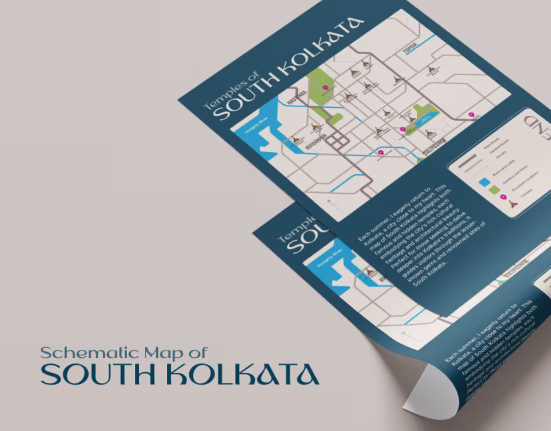 Cover image for Schematic Map of South Kolkata