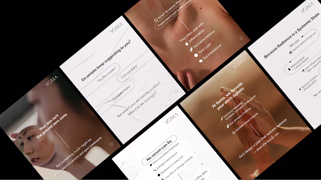 Cover image for SOMA Branding | UX (Healthcare)