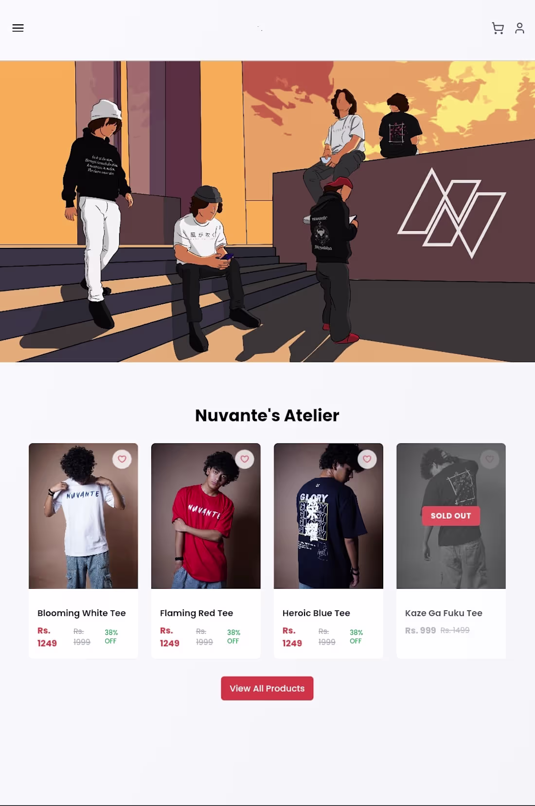 Cover image for Responsive Website Development for Nuvante India