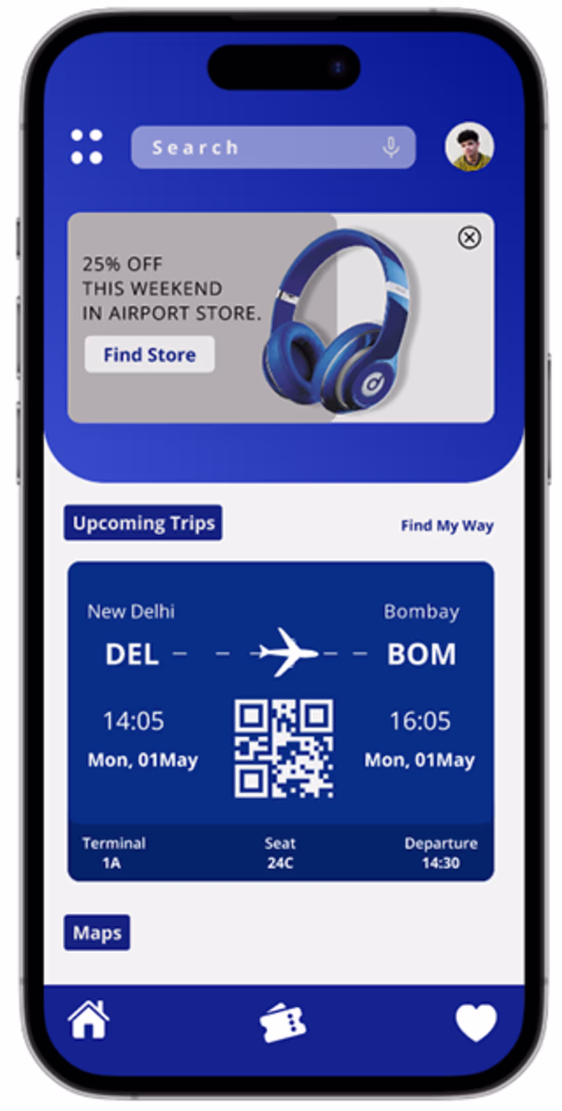 Cover image for MOBILE APP DESIGN FOR AIRLINE COMPANY on Behance