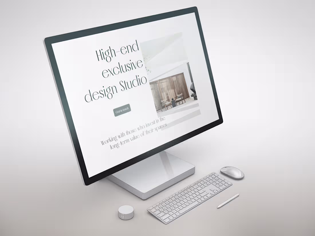 Cover image for Landing Page for Architecture, design, and construction firms