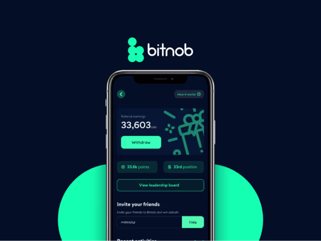 Cover image for Amplifying growth through Bitnob's referral