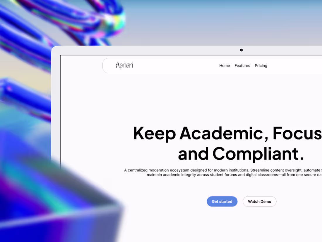 Cover image for Apriori is a sleek, premium,