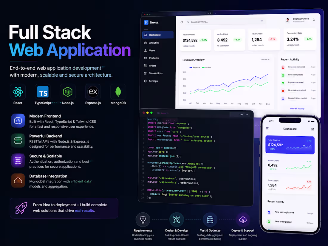 Cover image for Full Stack Web Application
