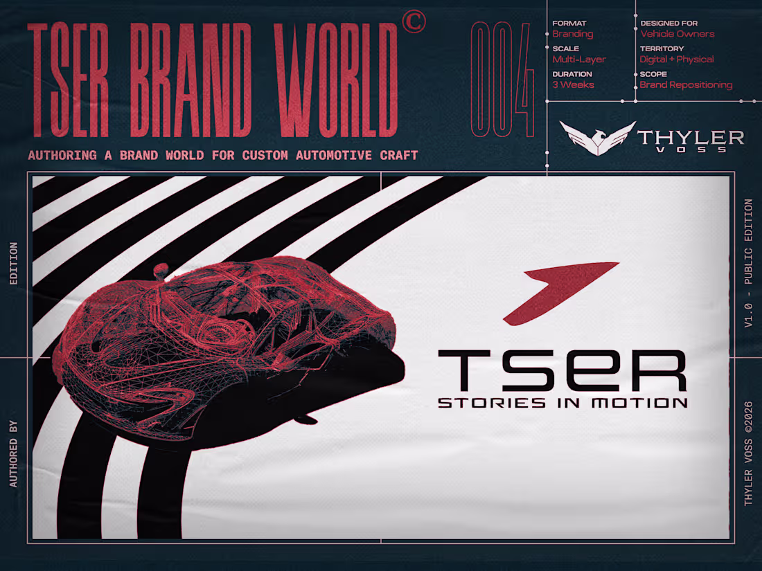 Cover image for TSER Brand World and Experience Layer Design
