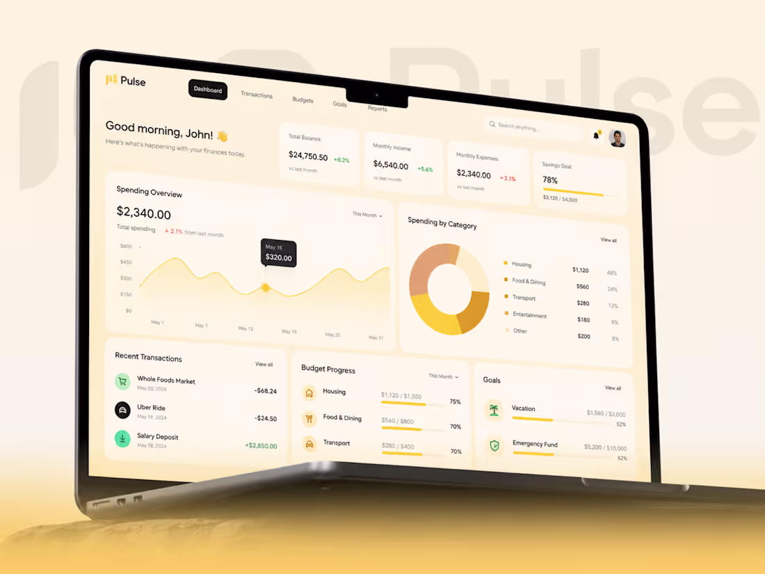 Cover image for Clean & Professional SaaS Dashboard Design