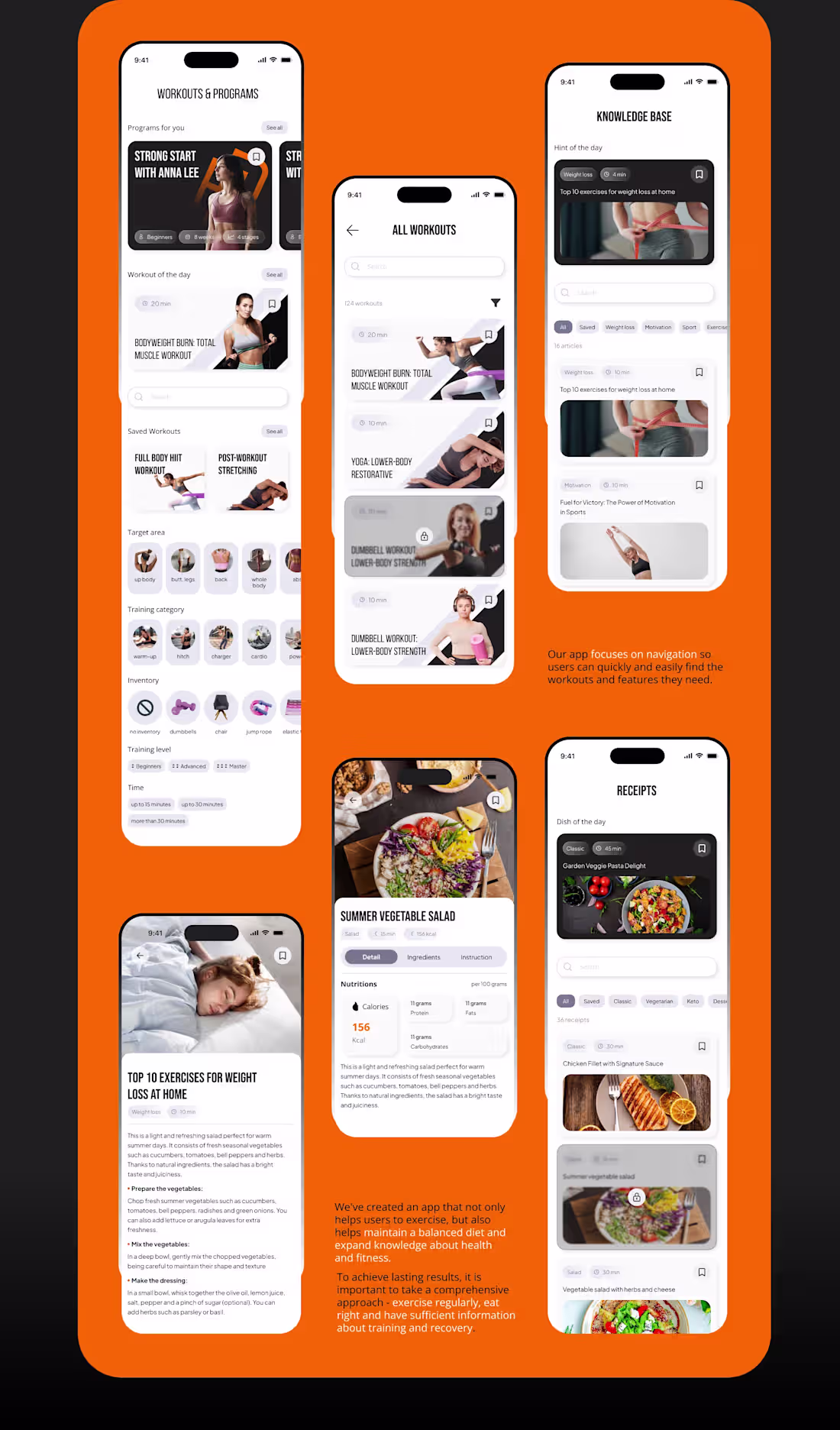 Cover image for PROGRESS TRACKING APP | FITNESS APP | SPORT | UIUX