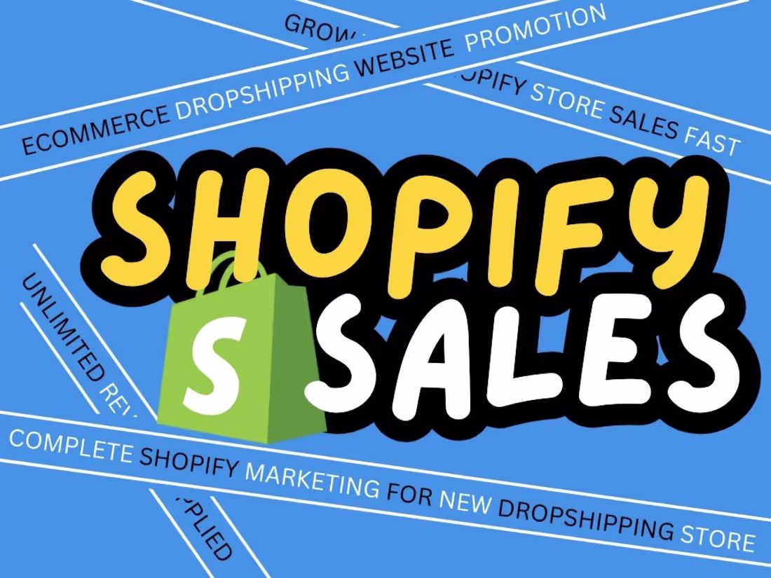 Cover image for Help Shopify Website make Sales Shopify Marketing TikTok Shop 
