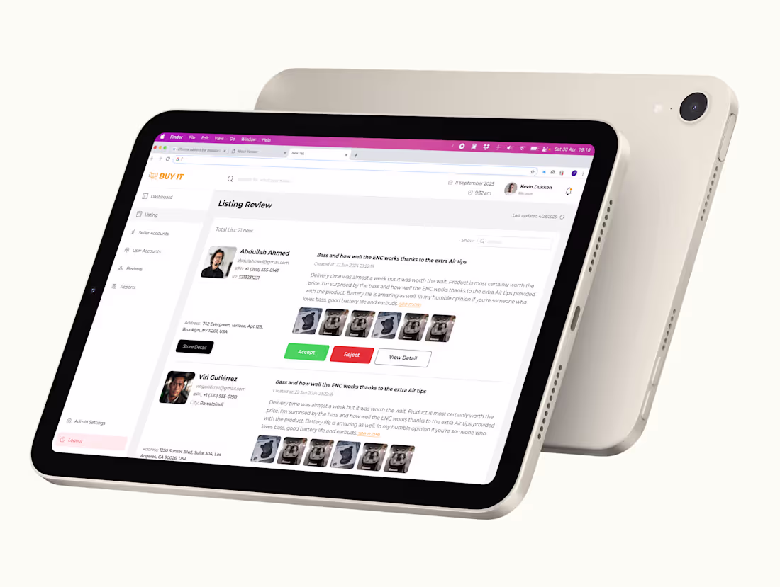 Cover image for Ecommerce Marketplace Dashboard Design
