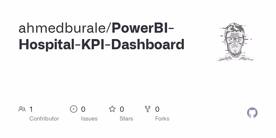 Cover image for ahmedburale/PowerBI-Hospital-KPI-Dashboard