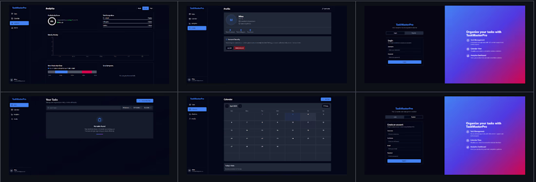 Cover image for TaskMasterPro — Full-Stack Task Management