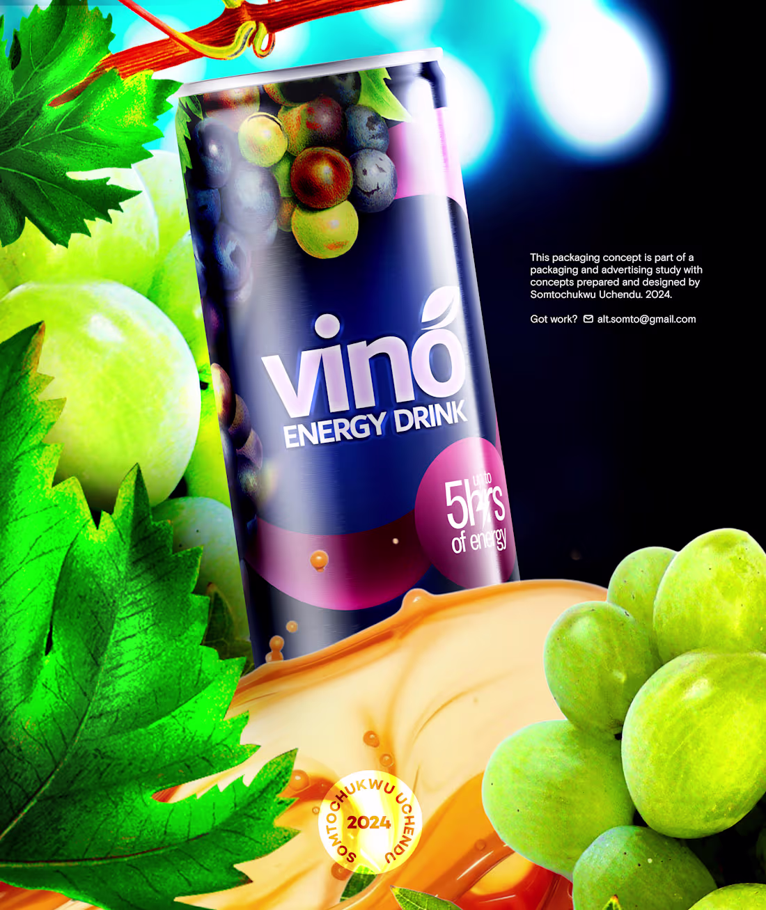 Cover image for VINO - Product Packaging Design Concept