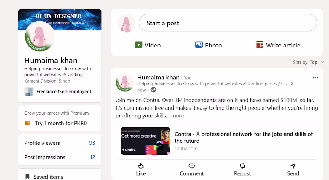 Cover image for Linkedin
