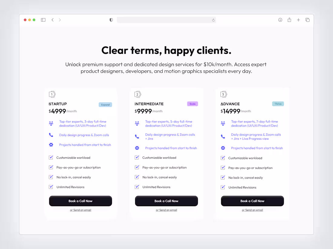 Cover image for Minimal Pricing UI