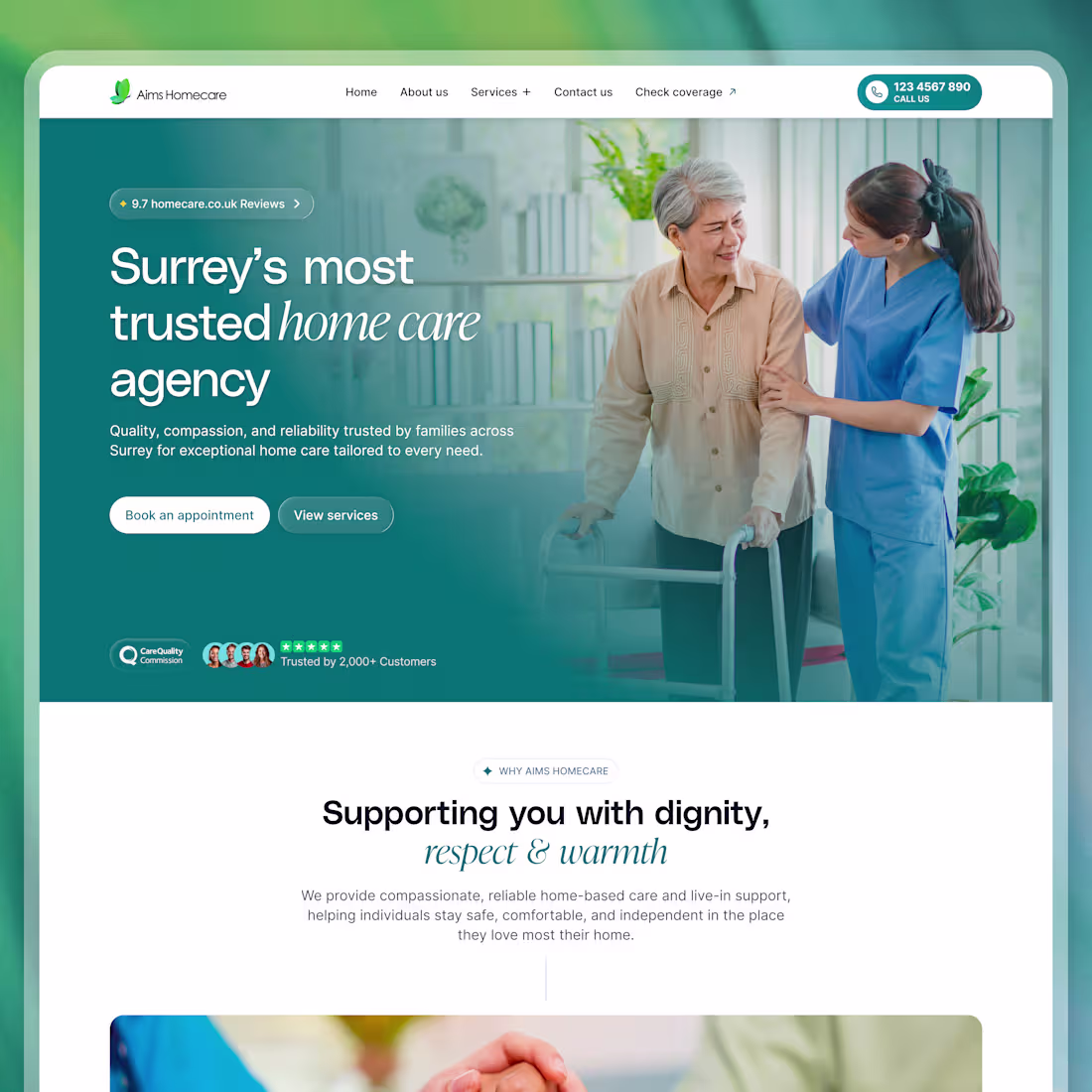 Cover image for Aims Homecare UK