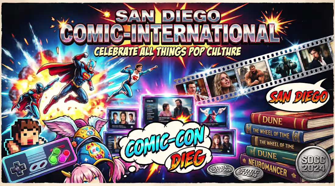 Cover image for 2 of 2 ads for San Diego International Comic-Con