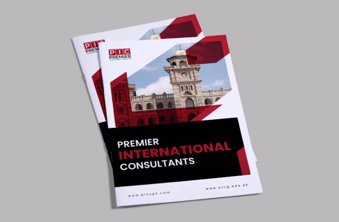 Cover image for Brochure Design for Premier International Consultants on Behance