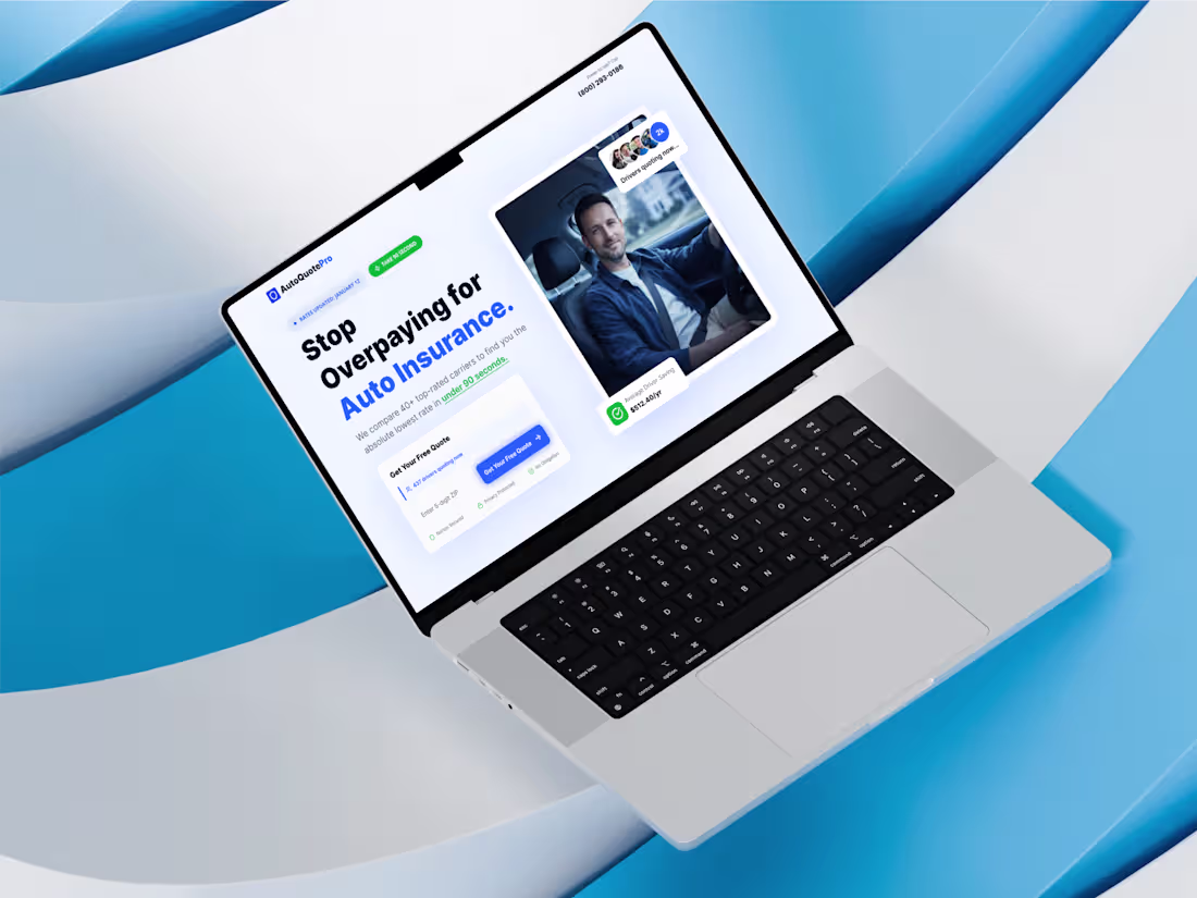 Cover image for A clean, conversion-driven hero section
