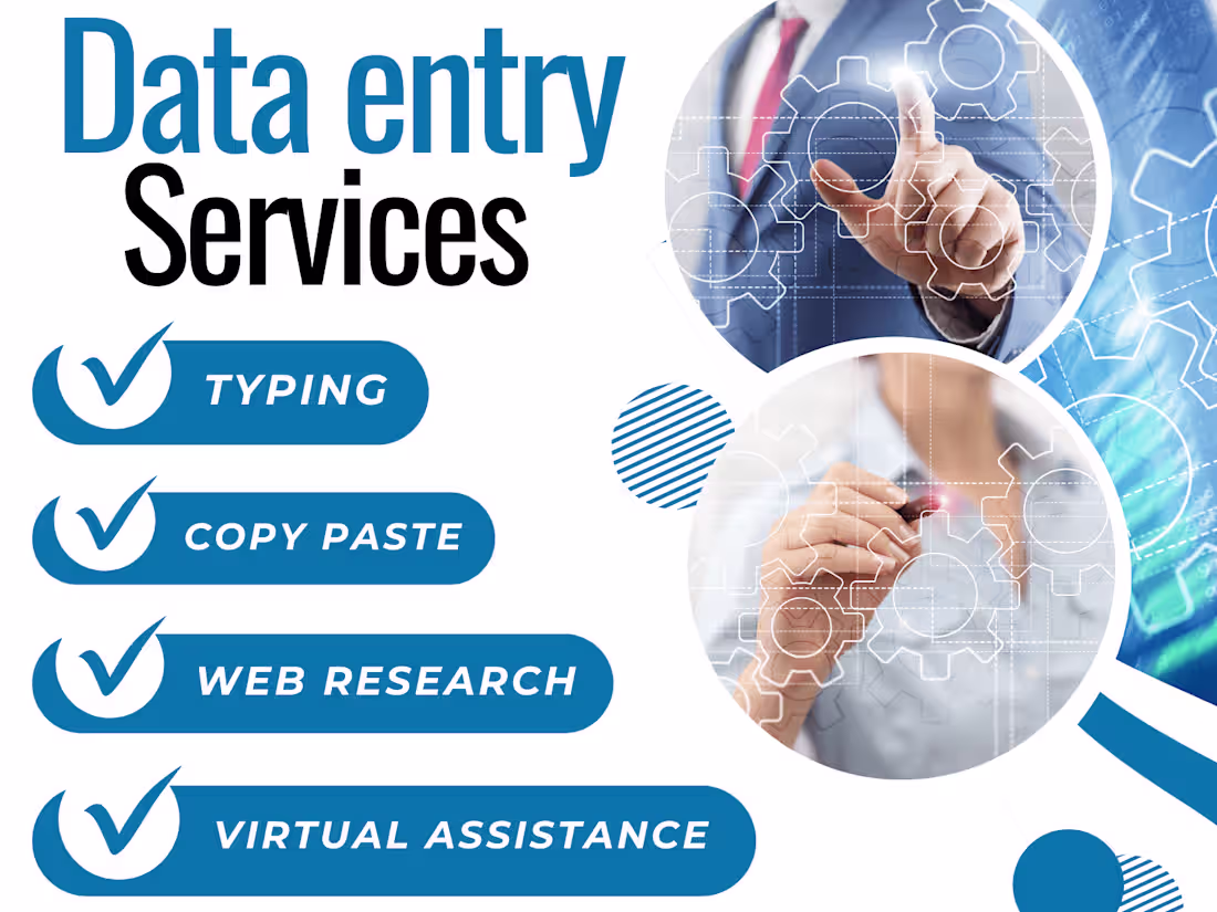 Cover image for Data Entry Specialist ⭕ Web Search⭕Virtual Assistance⭕Copy paste