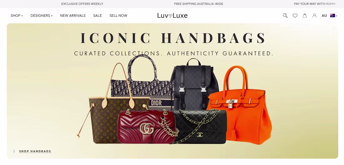 Cover image for LuvLuxe – Premium Pre-Loved Fashion Store