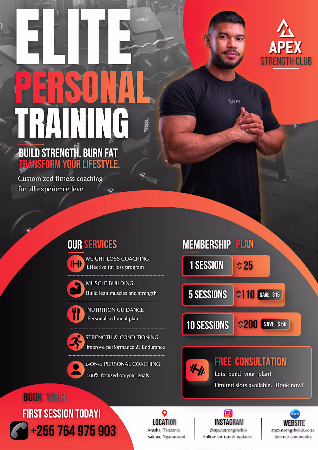 Cover image for Promotional flyer designed in Canva