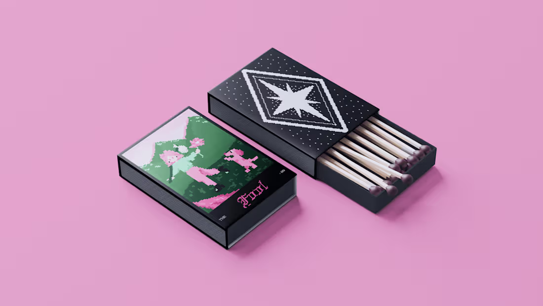 Cover image for Pixel Tarot Matchboxes