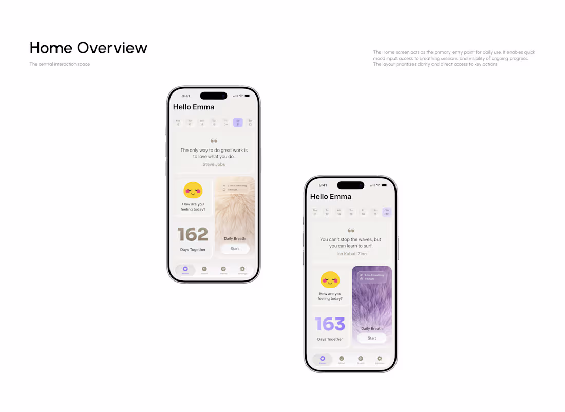 Cover image for Mood Tracker — iOS Wellness