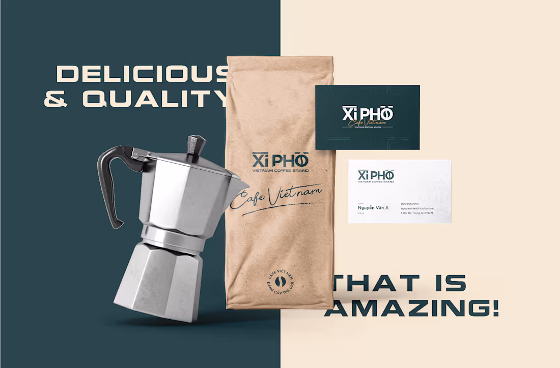 Cover image for XIPHO coffee branding - logo and packaging design :: Behance