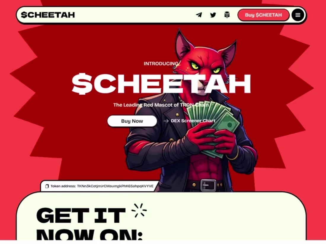 Cover image for CHEETAH - $CHEETAH
