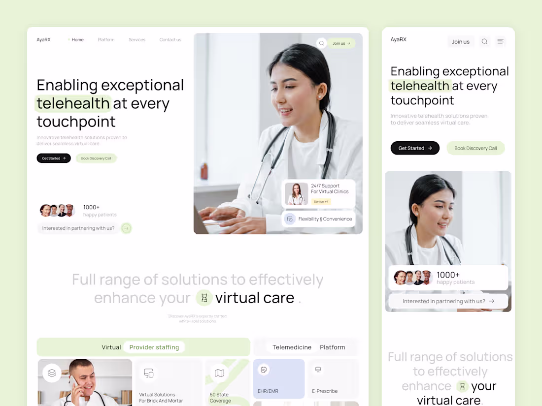 Cover image for Healthcare Website Design