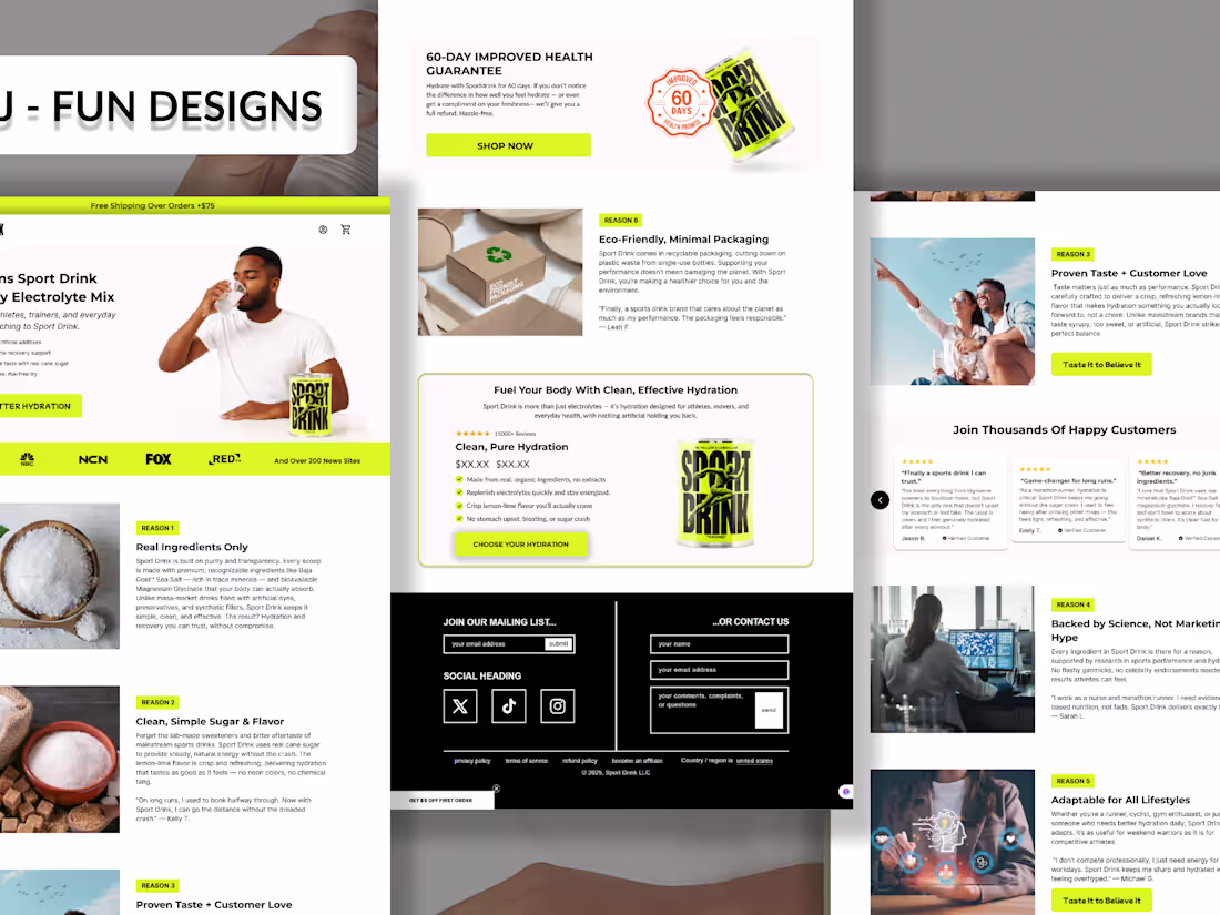 Cover image for Listicle Landing Page