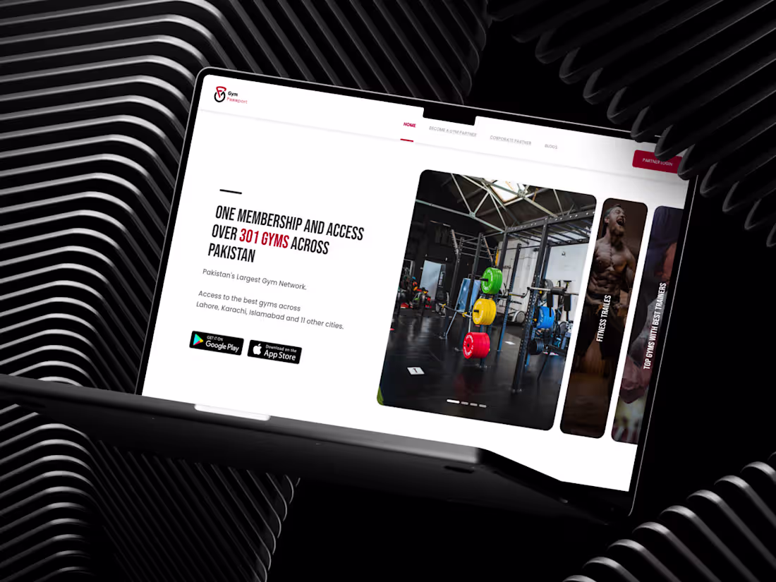 Cover image for Gym Website Design